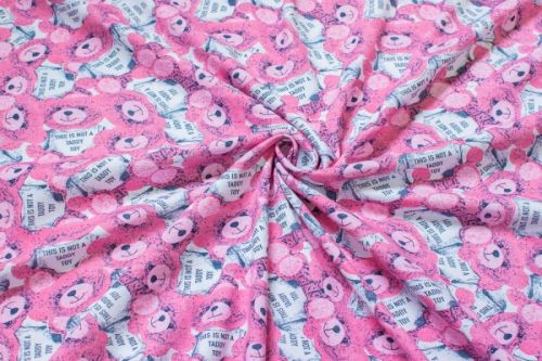 РИБАНА С ЛАЙКРОЙ НАЧЕС ПРИНТ RV 2851-02 розовый