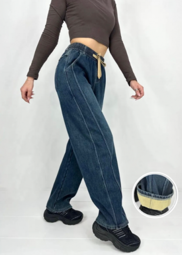 Джинсы теплые женские 51097