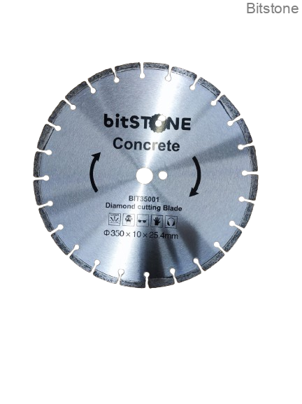 Диск алмазный bitSTONE Extra Laser Plus (железобетон, высоко армированный бетон) 350мм/25,4 (37780924350)