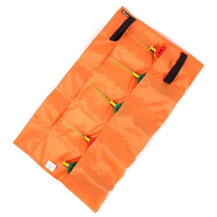 Чехол для зимних удочек "СЛЕДОПЫТ" 38х67 см., оранжевый