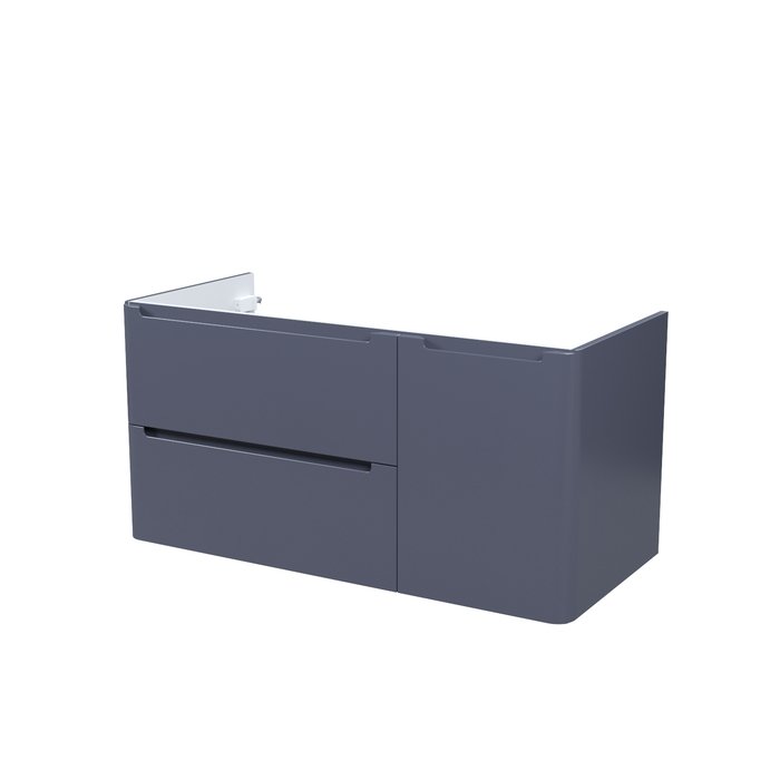 Тумба подвесная, 100 см, темно-серый, Edifice, IDDIS, EDI10D0i95