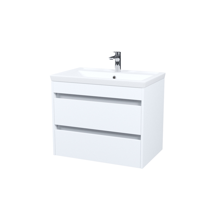 Тумба с умывальником, подвесная, 70 см, белый, Zodiac X, IDDIS, ZDX70W0i95K