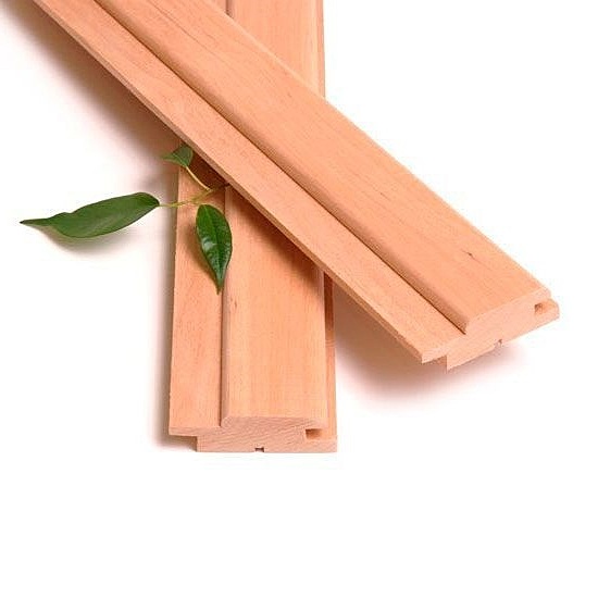 Евровагонка СофтЛайн из черной ольхи 15*43 мм сорт: Экстра