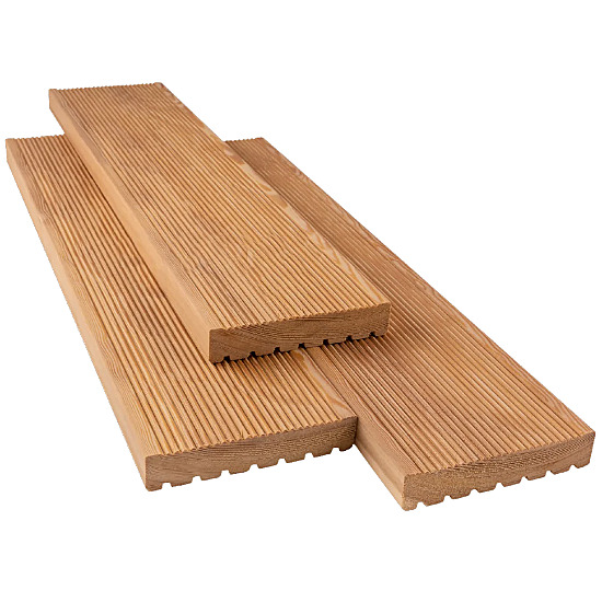 Террасная доска из лиственницы 27*140 мм сорт: Б