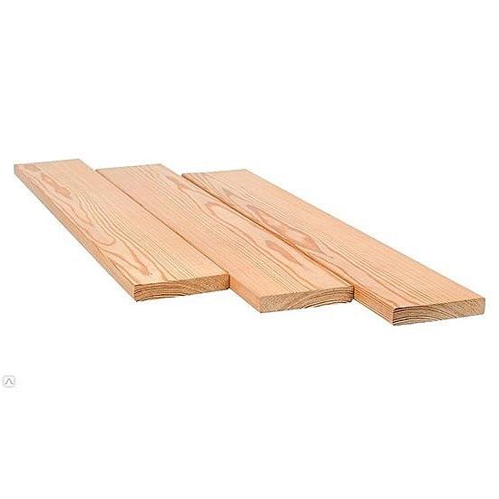 Планкен прямой из лиственницы 20*120 мм сорт: Б