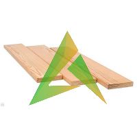 Планкен прямой из лиственницы 20*140 мм сорт: Прима