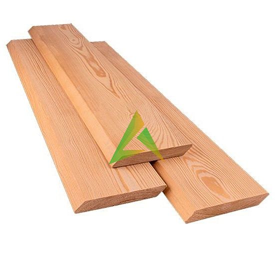 Планкен скошенный из лиственницы 20*140 мм сорт: Прима