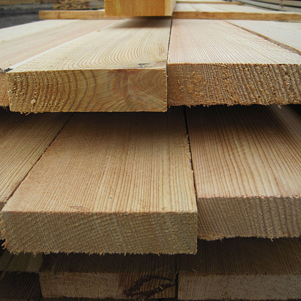 Доска обрезная из лиственницы 100*25 мм