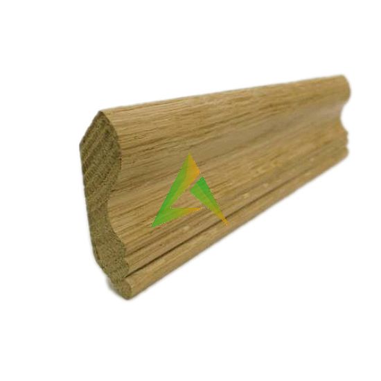 Плинтус из дуба Ласточкин хвост