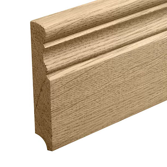 Плинтус из дуба фигурный