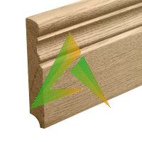 Плинтус из дуба фигурный