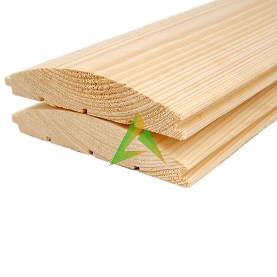 Блок хаус из Ангарской сосны 140*33 мм Сорт: Прима