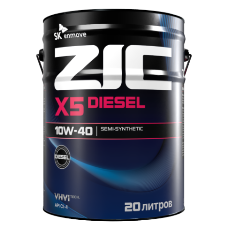 ZIC X5 Diesel 10W-40, 20л