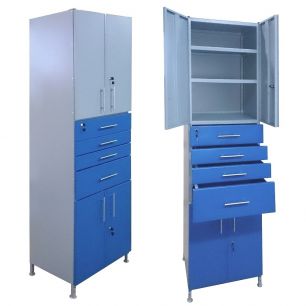 Шкаф для инструментов 2 отд, 4 ящ. на заказ