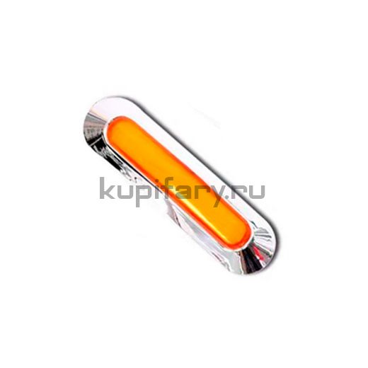 Светодиодный габаритный фонарь 1 Ватт задний 24 Вольт желтый свет комплект 2 шт GB1583