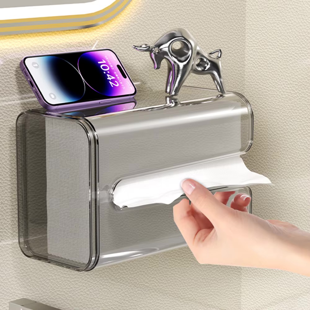 Держатель для салфеток и бумажных полотенец на присоске