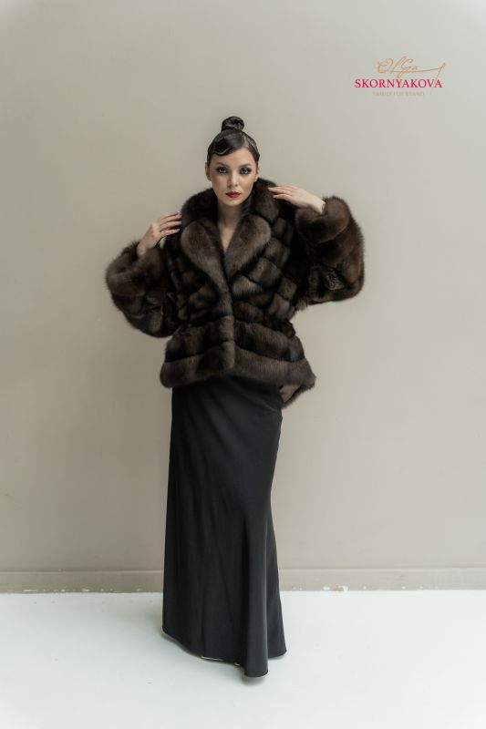 соболиная шуба "Фрак"