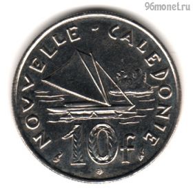 Новая Каледония 10 франков 1990