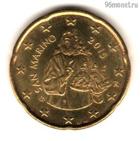 Сан-Марино 20 евроцентов 2015