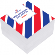 Блок бум бел 9*9*5см ATTOMEX непроклеен белизна 90% 80г/м2 термоупаковка