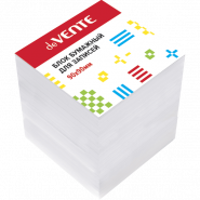 Блок бум бел 9*9*9см deVENTE проклеен белизна 92% 100г/м2 термоупаковка