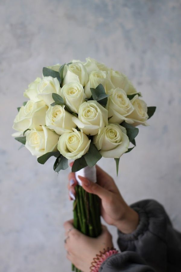 Букет Невесты из Белых Роз