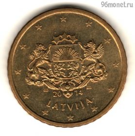 Латвия 50 евроцентов 2014