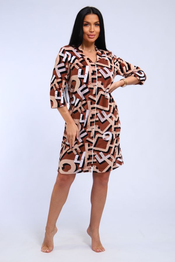 Халат женский 342 [светло-коричневый]