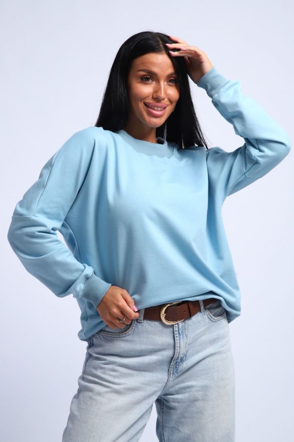 Свитшот женский 290 [голубой]