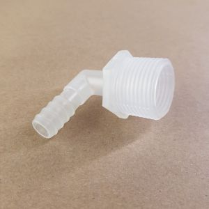 Штуцер угловой 3/4" НР - 10мм ёлочка (1 штука)