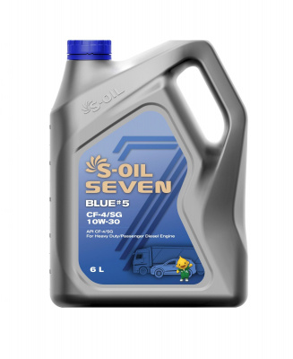 S-OIL 7 BLUE #5 CF-4/SG 10W-30, 6л