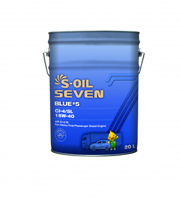 S-OIL 7 BLUE #5 CI-4/SL 15W-40, 20л