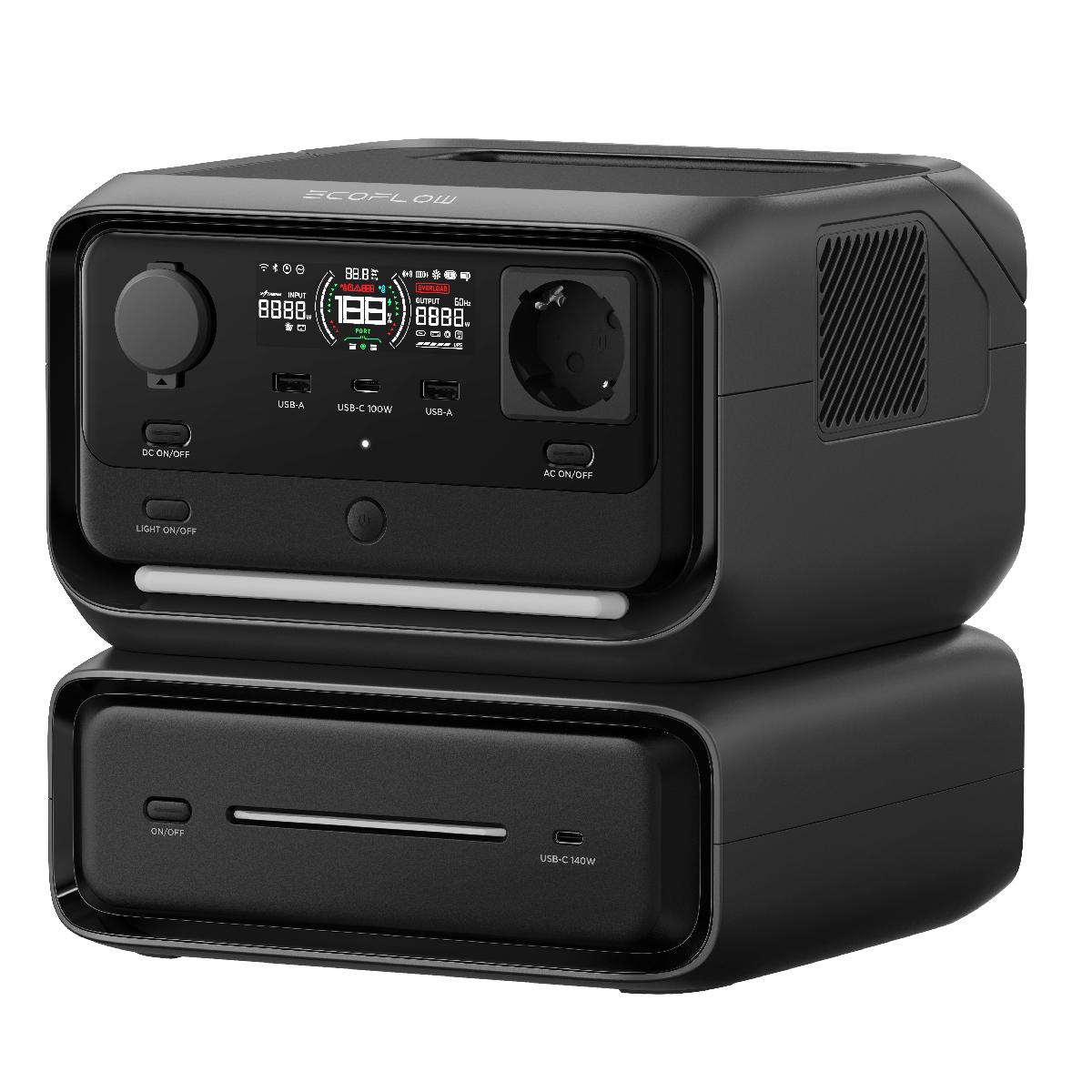 Портативная зарядная станция EcoFlow RIVER 3 Max (572 Втч)