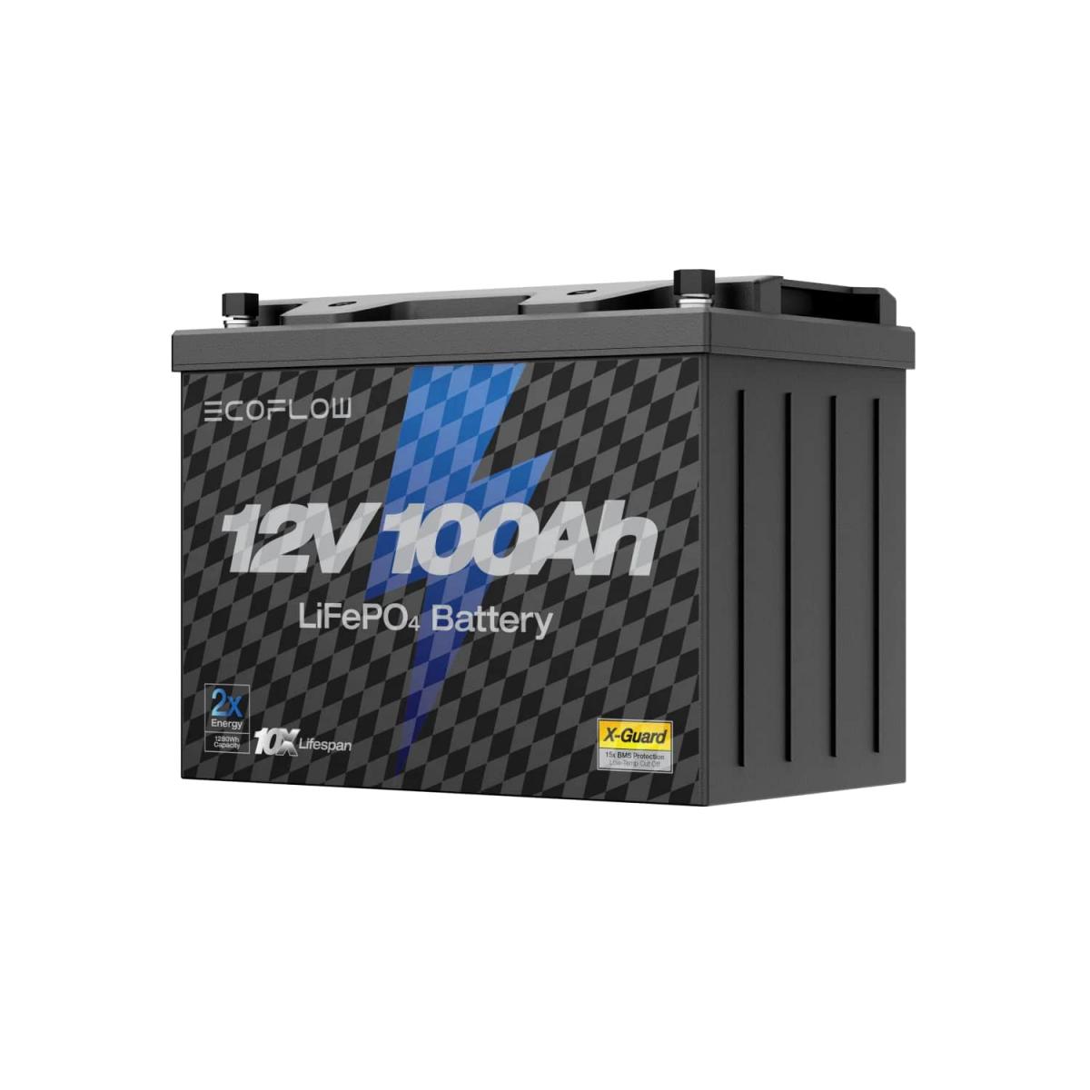 Тяговый аккумулятор EcoFlow 12 В 100 Ач LiFePO4 литиевый
