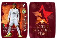 006 - Криштиану Роналду, Real Madrid FC. "World Football Stars". UNCC. Коллекционная карточка Oz Msh