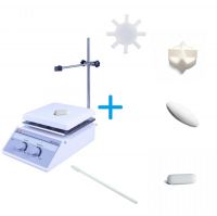 Комплект: Магнитная мешалка с нагревом Labdevices-20 на 20 литров + 4 якоря