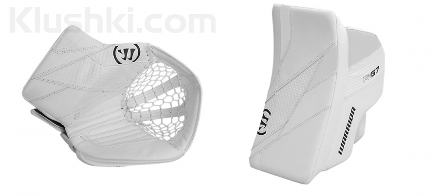 Комплект блин с ловушкой вратаря Warrior RITUAL G7.1 PRO White (SR) REG