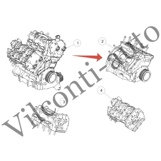 БЛОК ЦИЛИНДРОВ TANK 500 1000160XEZ01 100% ОРИГИНАЛ
