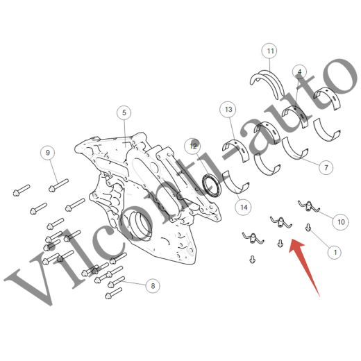 ФОРСУНКА МАСЛЯНАЯ TANK 500 1002200XEZ01 100% ОРИГИНАЛ