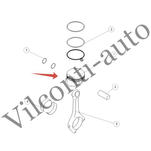 ПОРШЕНЬ ДВИГАТЕЛЯ TANK 500 1004410XEZ01-A 100% ОРИГИНАЛ