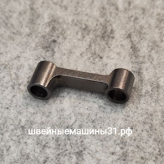 Шатун нитепритягивателя металлический Toyota RS 2000 и др. Длина 46 мм; диаметры отверстий 8 мм, 8 мм.       Цена 450 руб.