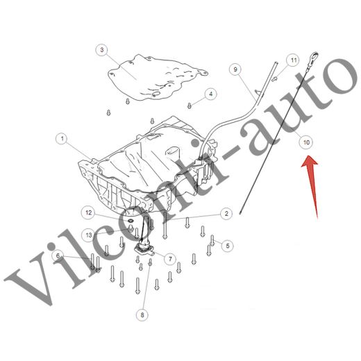 ЩУП МАСЛЯНЫЙ TANK 500 1009700XEZ01 100% ОРИГИНАЛ