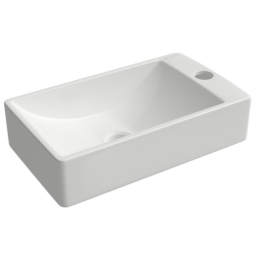 Aqueduto PEQUENO Раковина мини правая, белый глянцевый