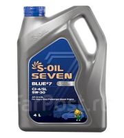 S-OIL 7 BLUE #7 CI-4/SL 5W-30, 4л