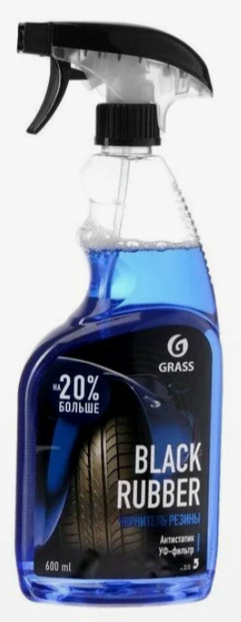 GRASS Полироль чернитель шин "Black rubber", 0.6л