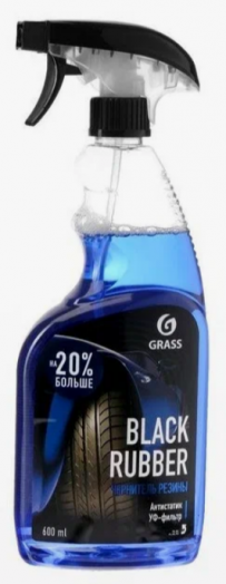 GRASS Полироль чернитель шин "Black rubber", 0.6л