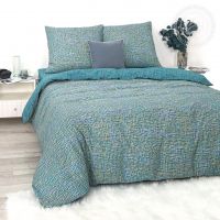 «Структура» (DE LUXE) постельное белье Поплин Евро