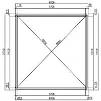 Пергола биоклиматическая Aquaviva Элит