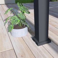 Пергола биоклиматическая Aquaviva Авангард, монтаж к стене (электрическое управление ламелями)