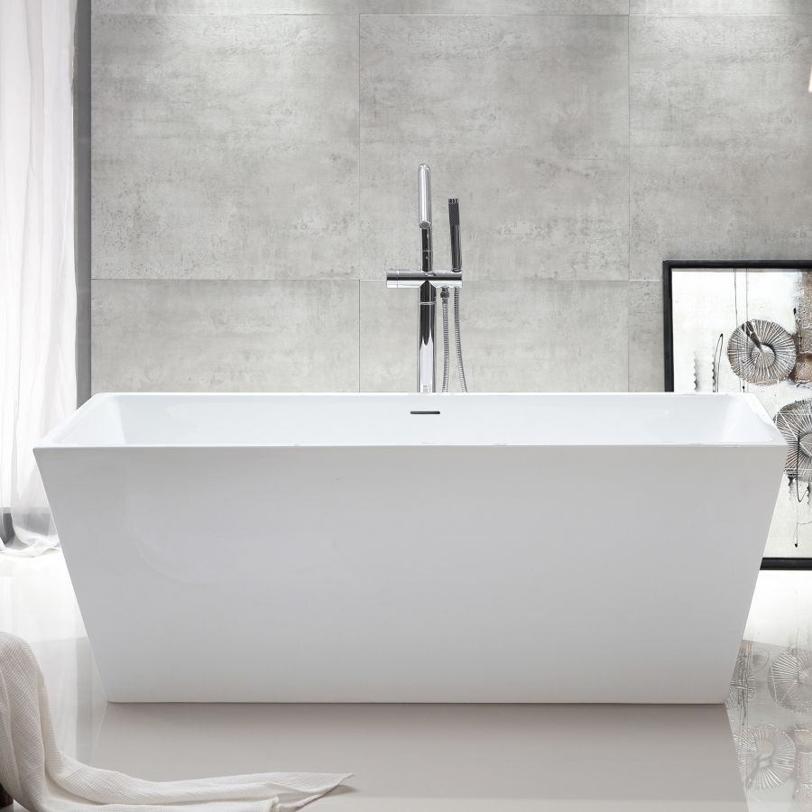 Акриловая ванна ABBER AB9224-1.7 белая